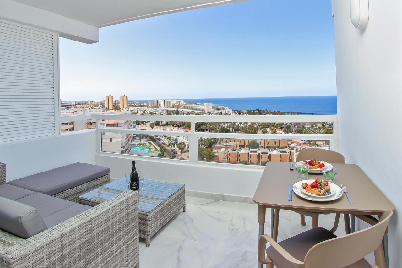 Stylish Modern Studio With Ocean View And Pools, 1001, Ponderosa Playa de las Américas Eksteriør billede